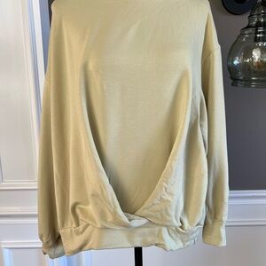 Lululemon Pleated Modal Fleece Pullover Size 10